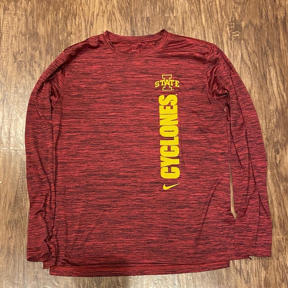 Nike Other - Nike Maroon and Yellow Cyclones Long Sleeve Tee